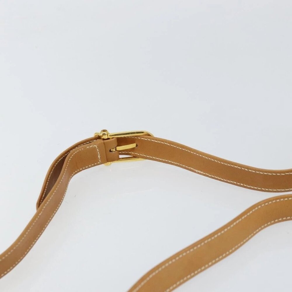 GUCCI Micro GG Supreme Shoulder Bag PVC Beige Gold Auth 160593 - Picture 6 of 16